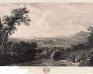 Hackert Georg Abraham View of Caserta  - Hermitage
